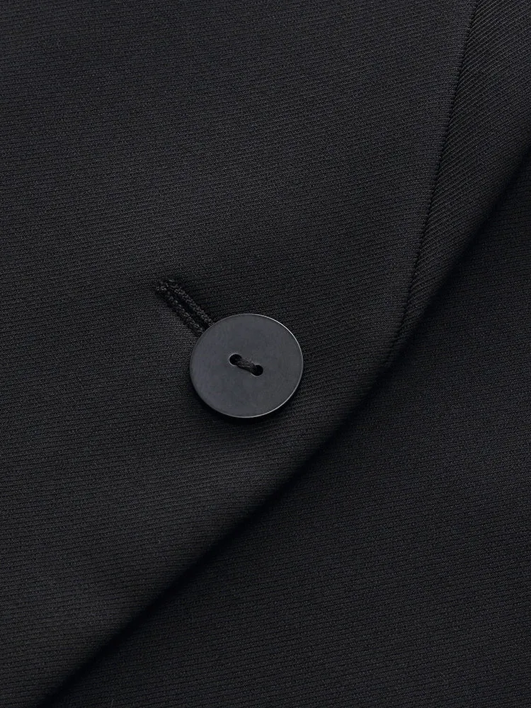 100% Wool V-Neck Women Blazer