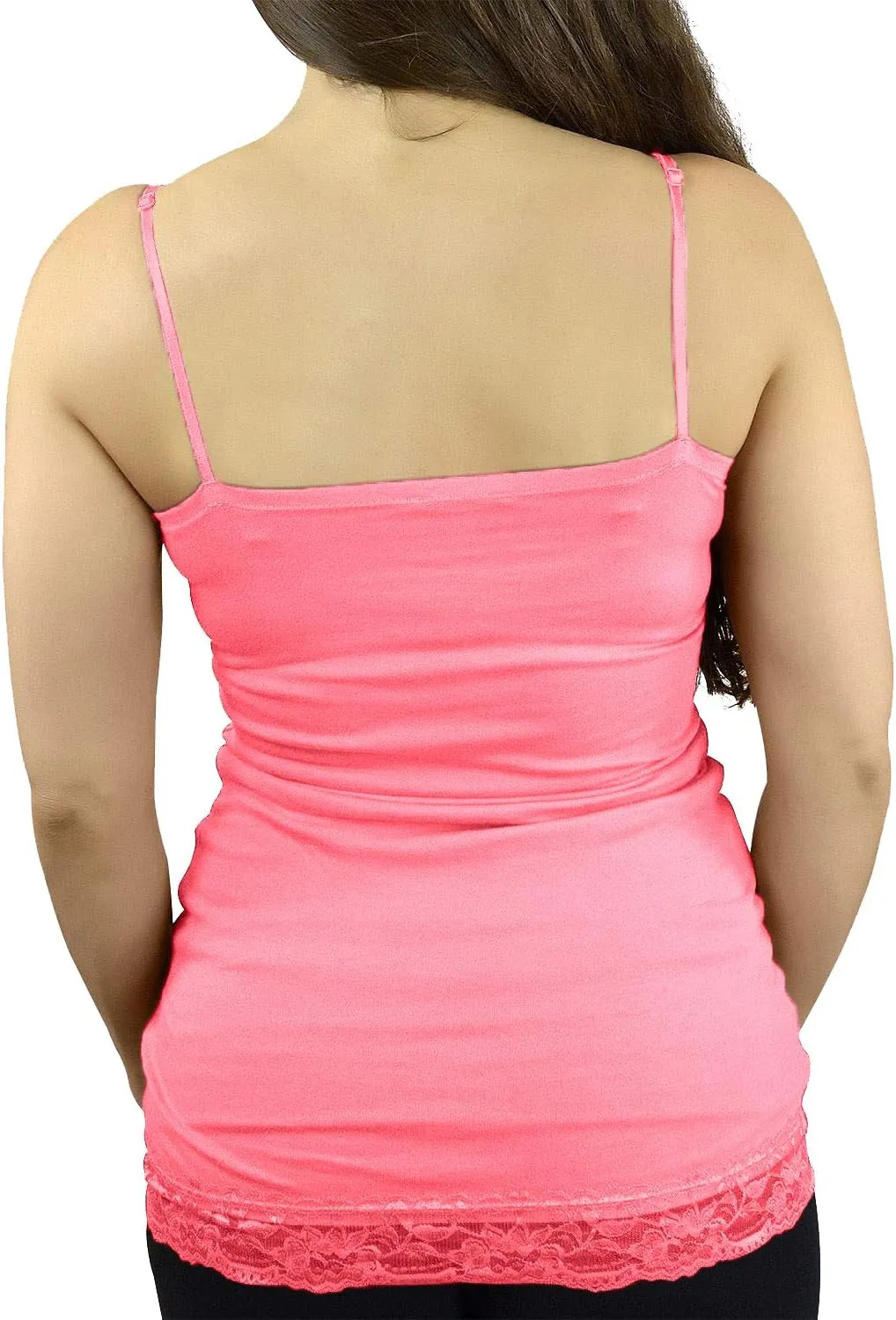 Belle Donne Camisole Tops for Women Adjustable Spaghetti Strap Tank Tops Plus Size Camisoles for Women