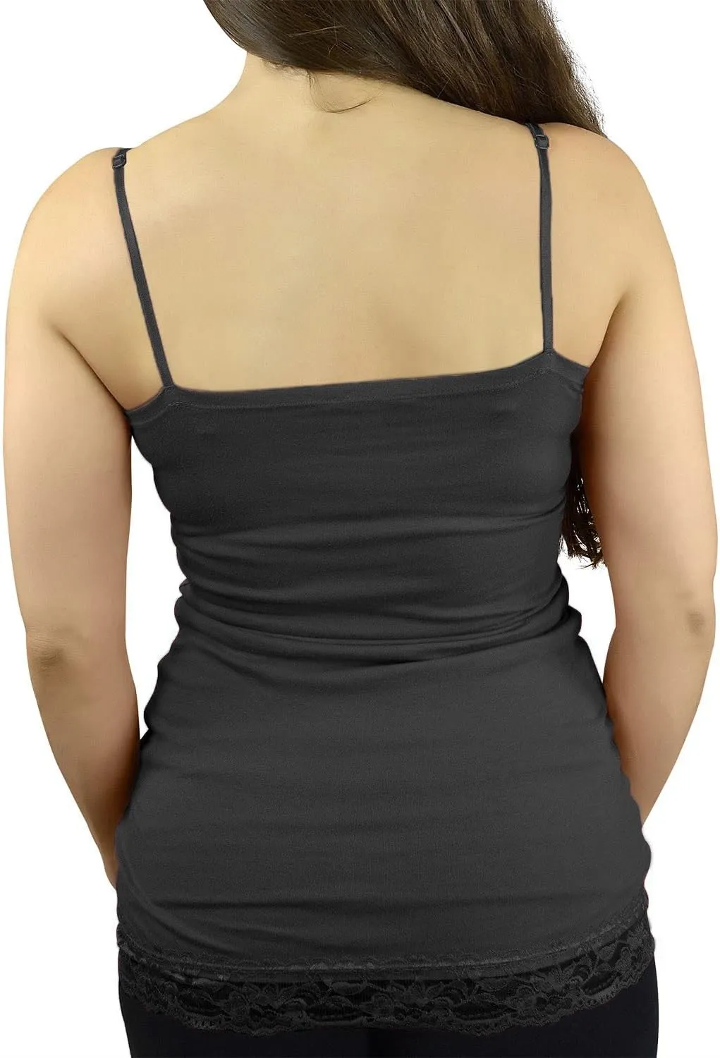 Belle Donne Camisole Tops for Women Adjustable Spaghetti Strap Tank Tops Plus Size Camisoles for Women