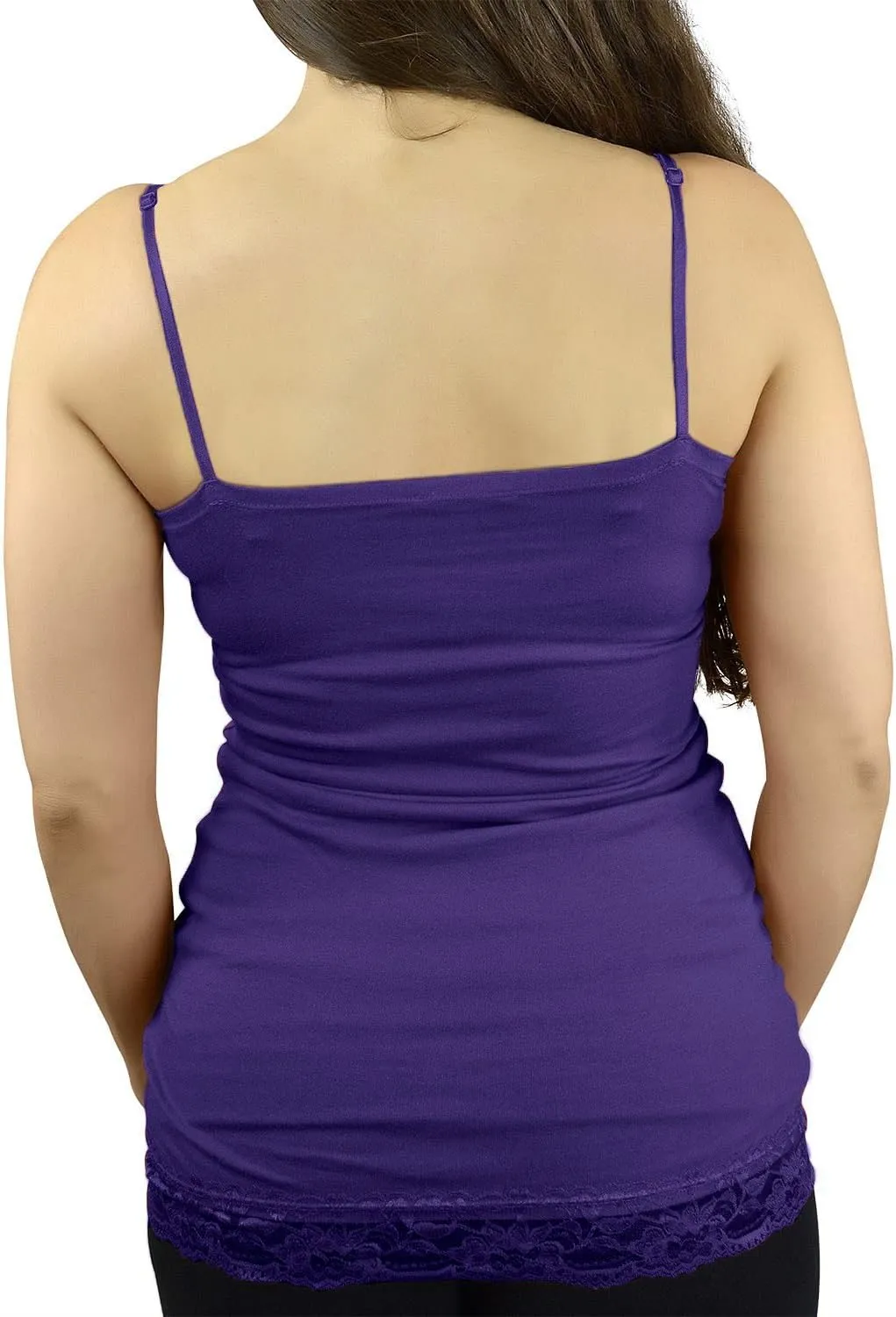 Belle Donne Camisole Tops for Women Adjustable Spaghetti Strap Tank Tops Plus Size Camisoles for Women