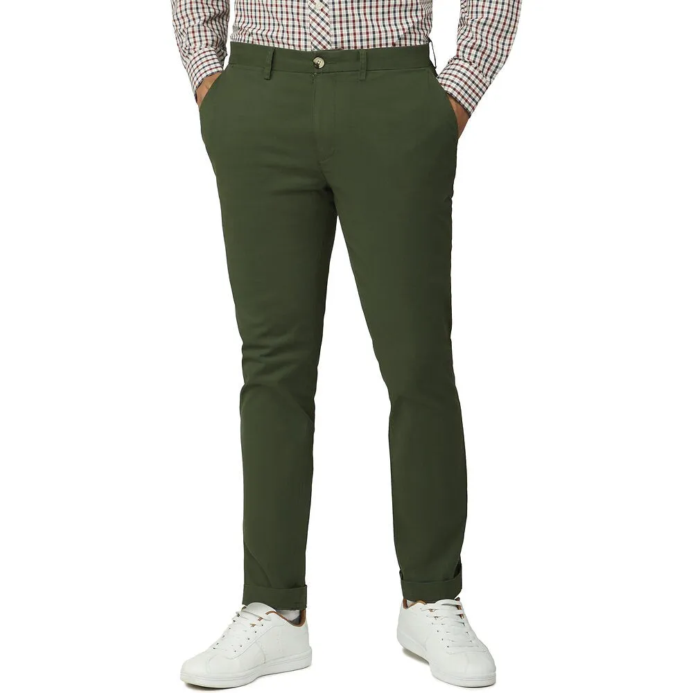 Ben Sherman Slim Stretch Chino - Deep Jungle