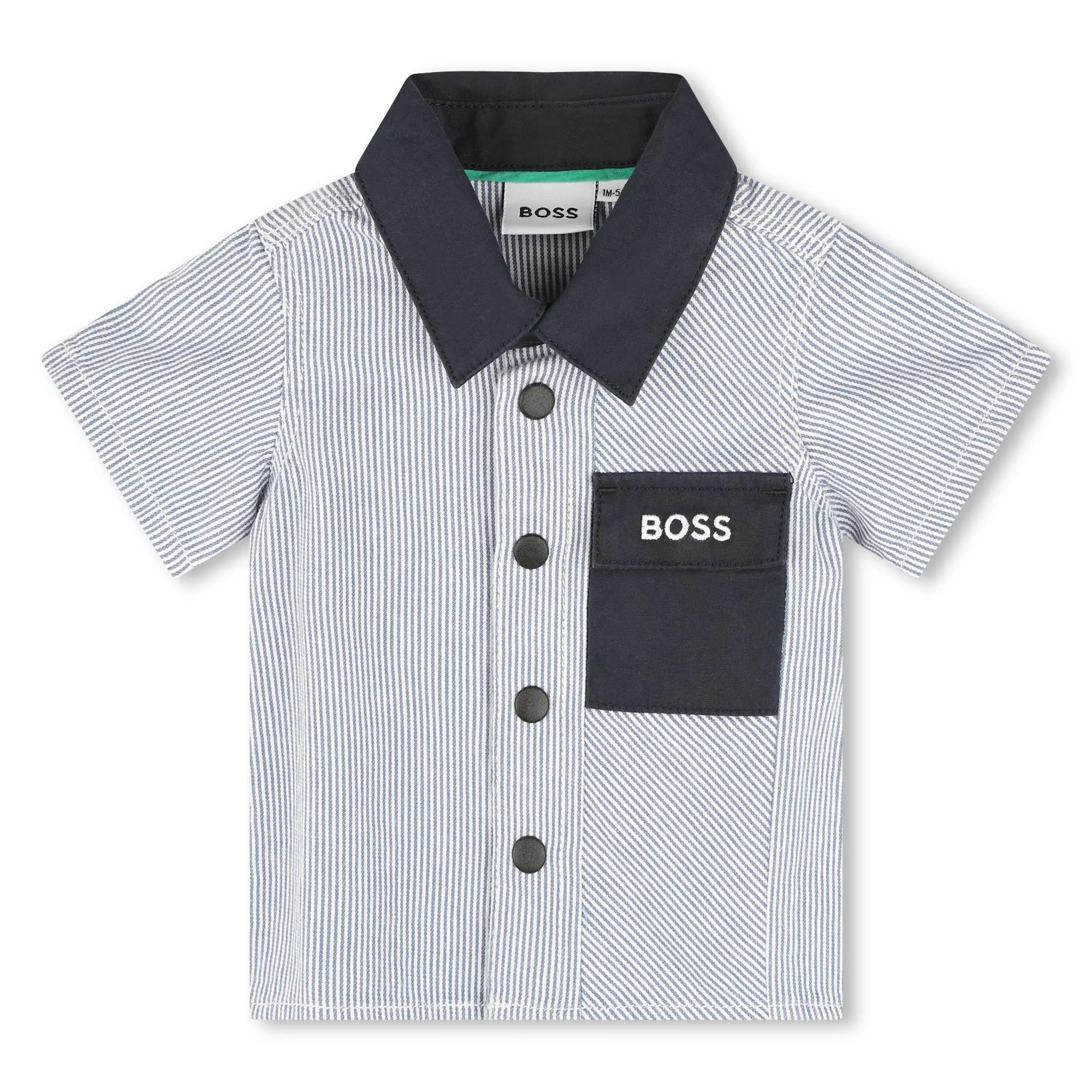 BOSS KIDSWEAR Infant Shirt and Shorts Set Gift Box