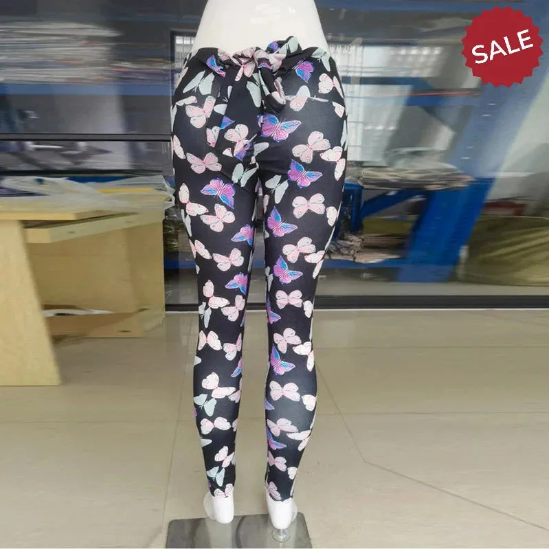 Bowknot High-Waist Workout Leggings