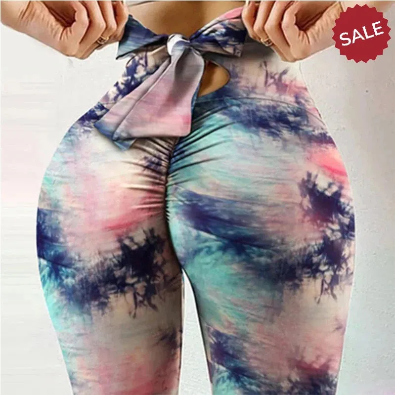 Bowknot High-Waist Workout Leggings