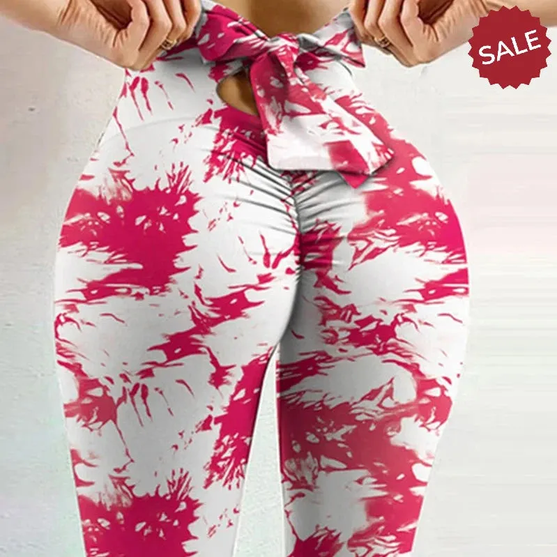 Bowknot High-Waist Workout Leggings