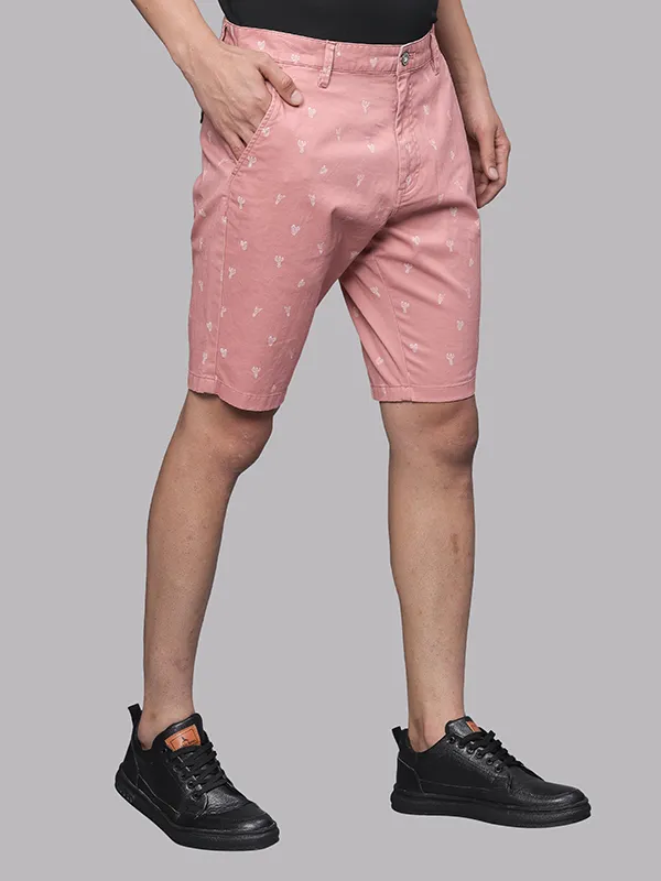 Cactus Print Chino Shorts