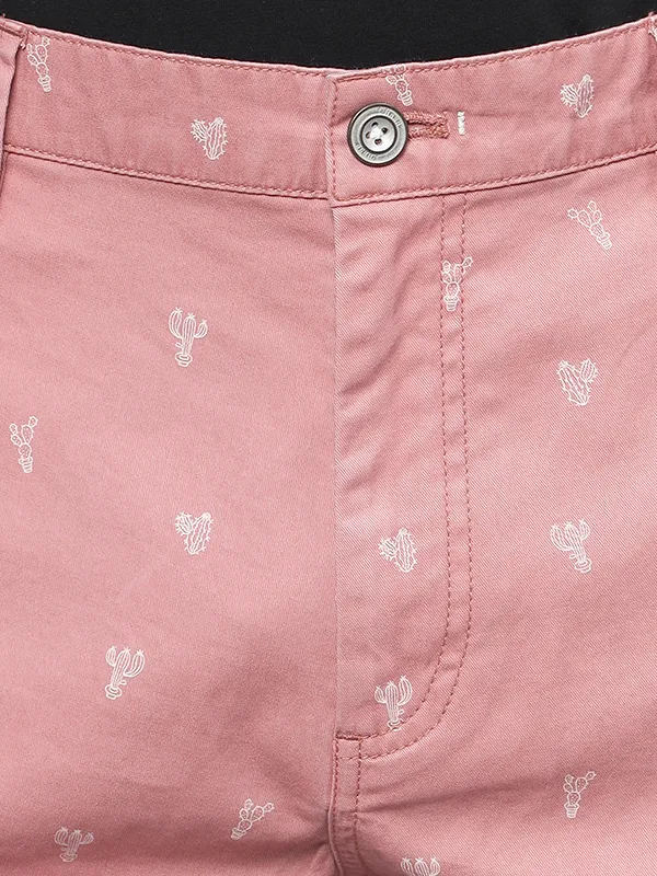 Cactus Print Chino Shorts