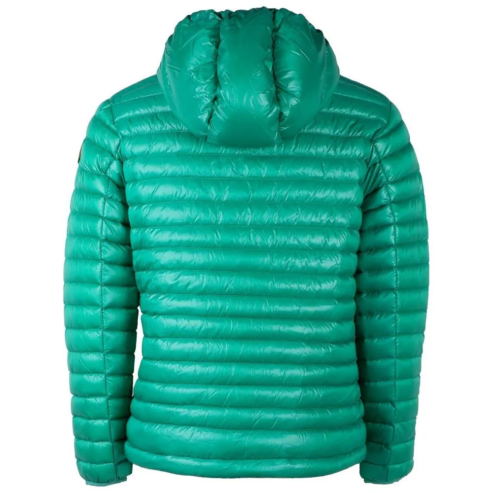 Centogrammi Chic Green Nylon Down Jacket