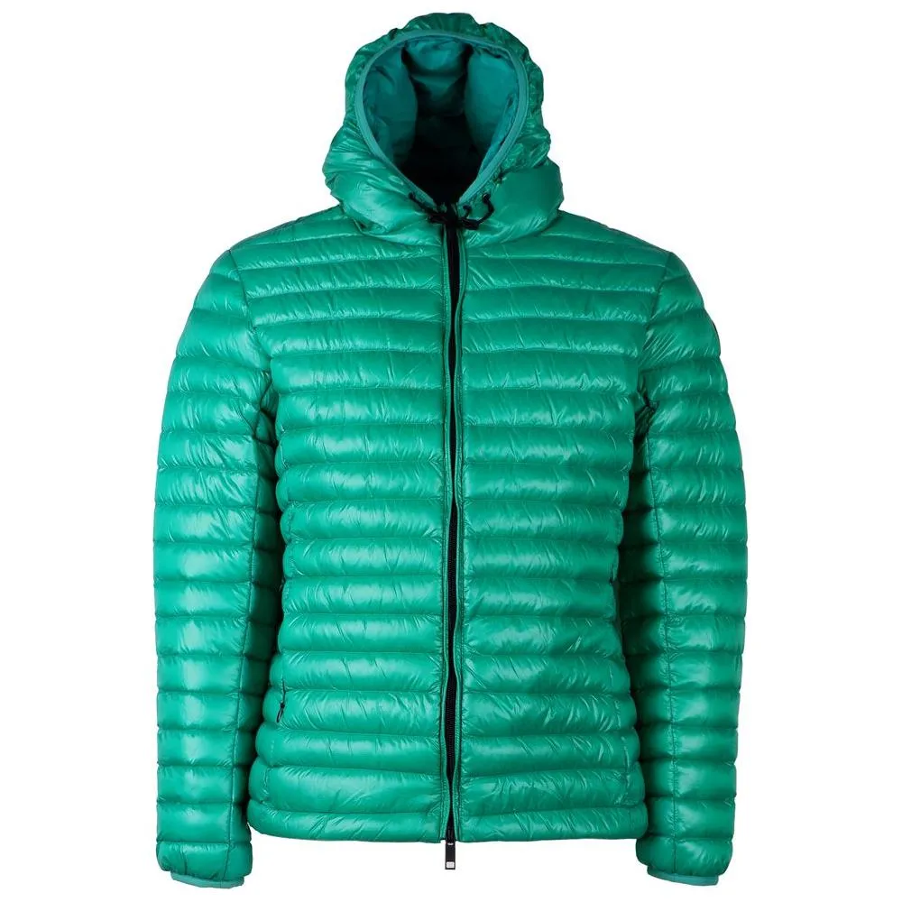 Centogrammi Chic Green Nylon Down Jacket