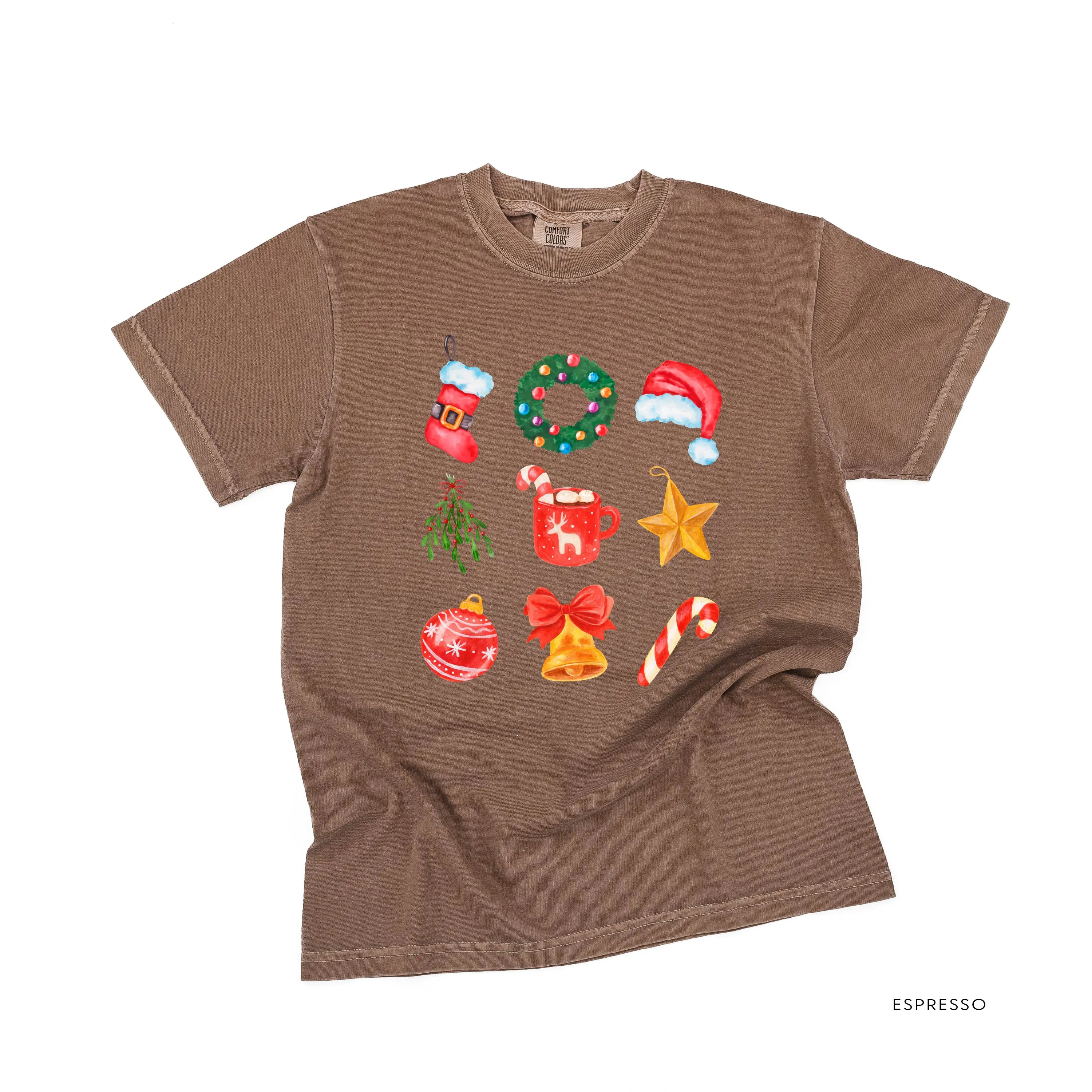 Classic Watercolor Christmas - Comfort Colors Tee
