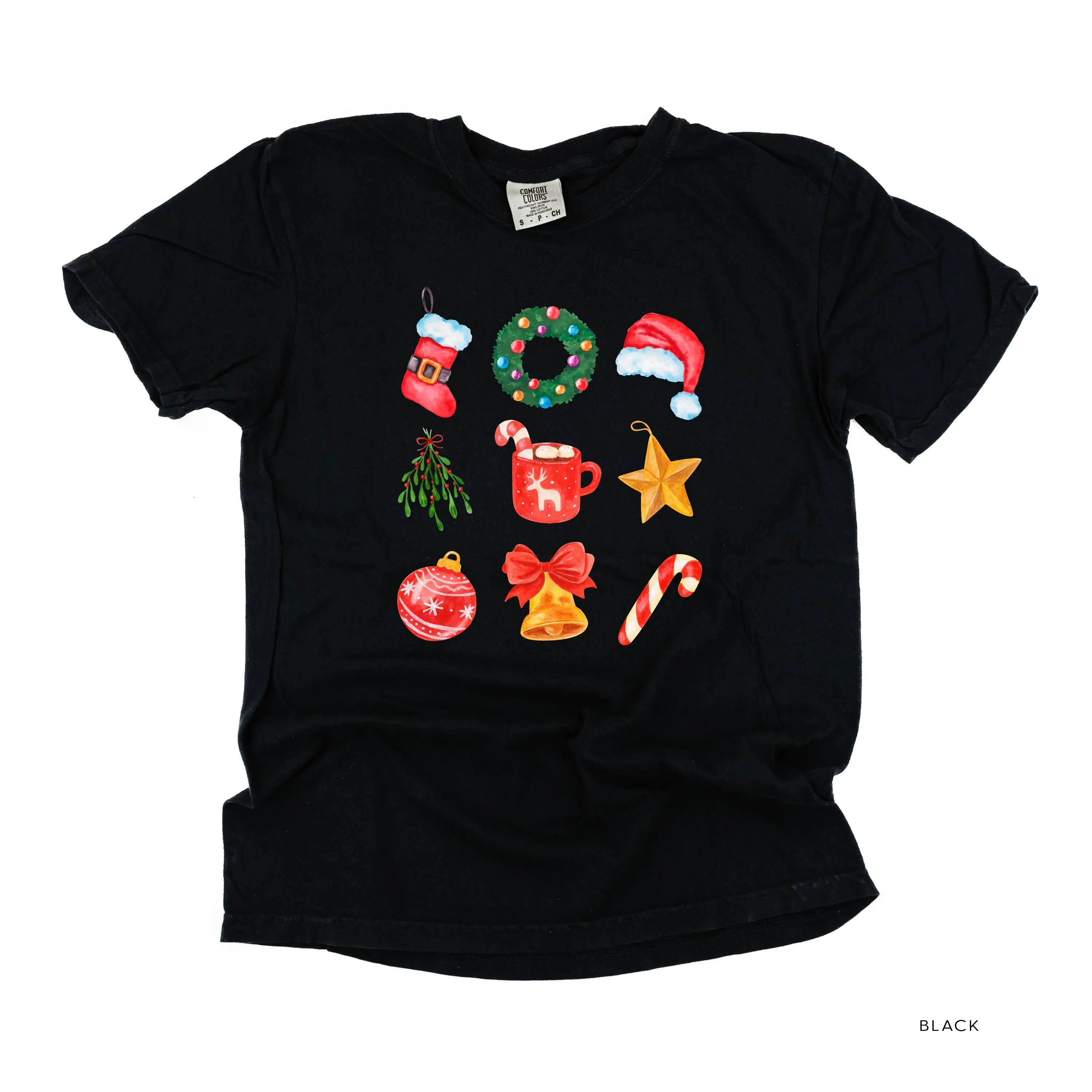 Classic Watercolor Christmas - Comfort Colors Tee