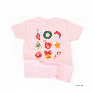 Classic Watercolor Christmas - Comfort Colors Tee