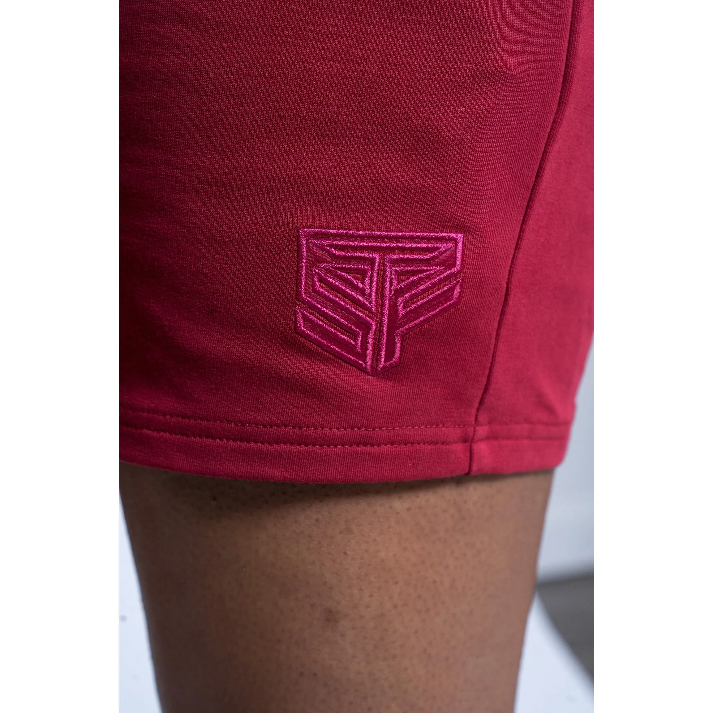 Cranberry Jogger Shorts