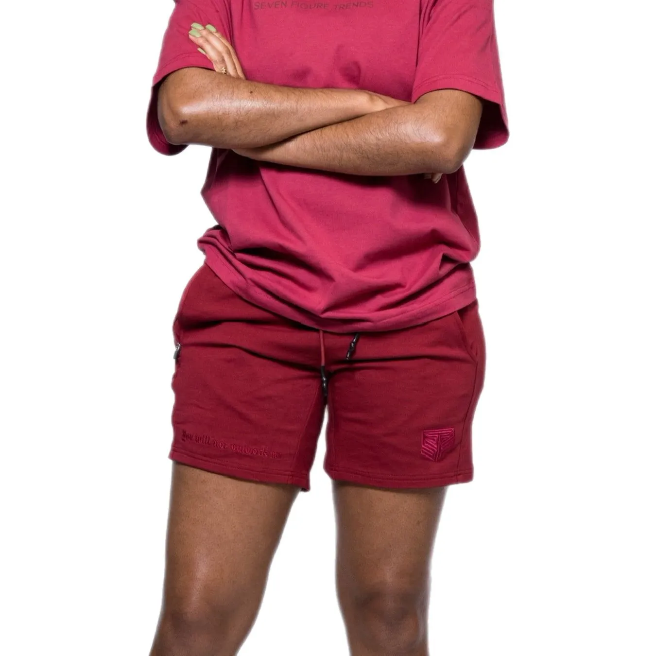 Cranberry Jogger Shorts