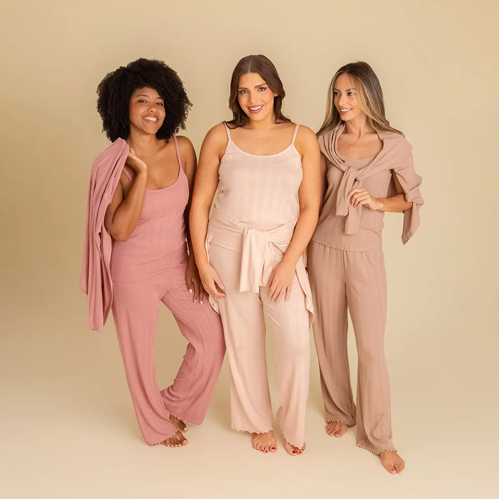 Dusty Blush Women's Pointelle Cami