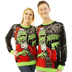 Franken Santa | Ugly Christmas Sweater For Men & Women | Unisex Sizing
