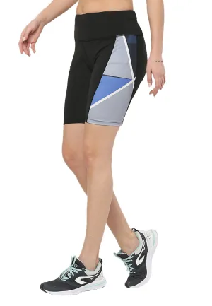 Geometric Print Bike Cycling Shorts
