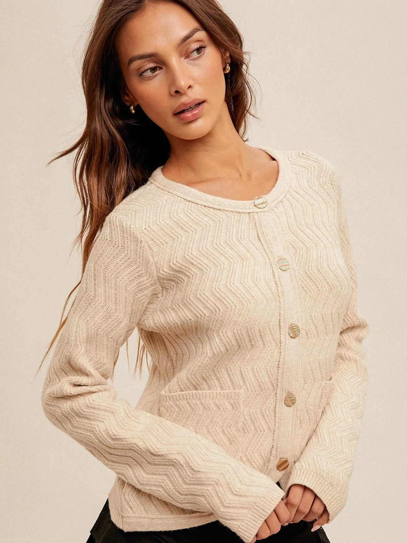 Margot Button Down Cardigan