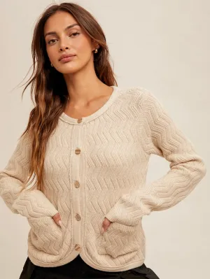 Margot Button Down Cardigan