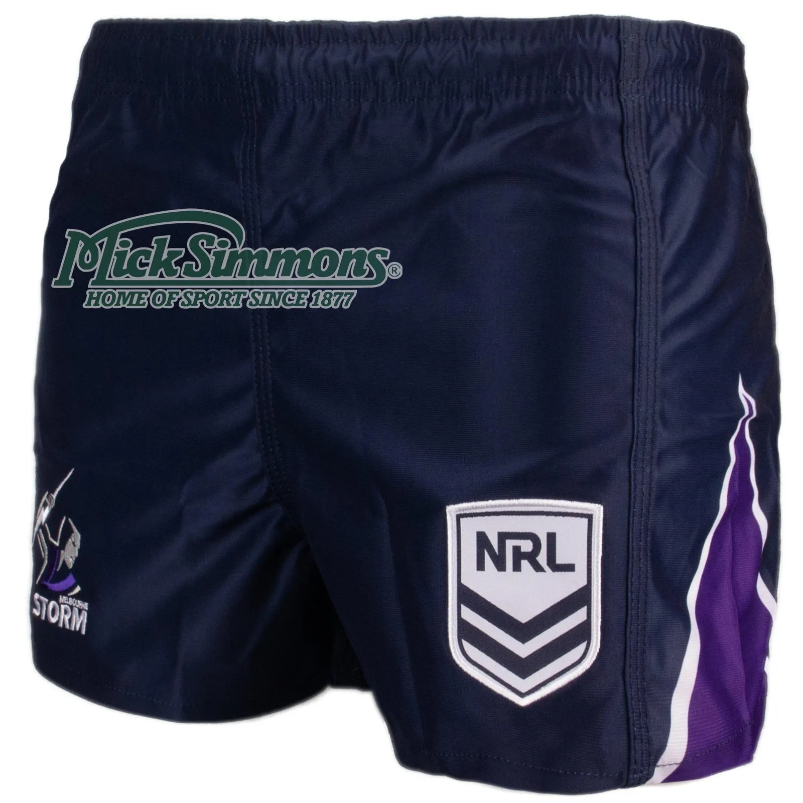 Melbourne Storm NRL Supporter Rugby League Footy Mens Shorts