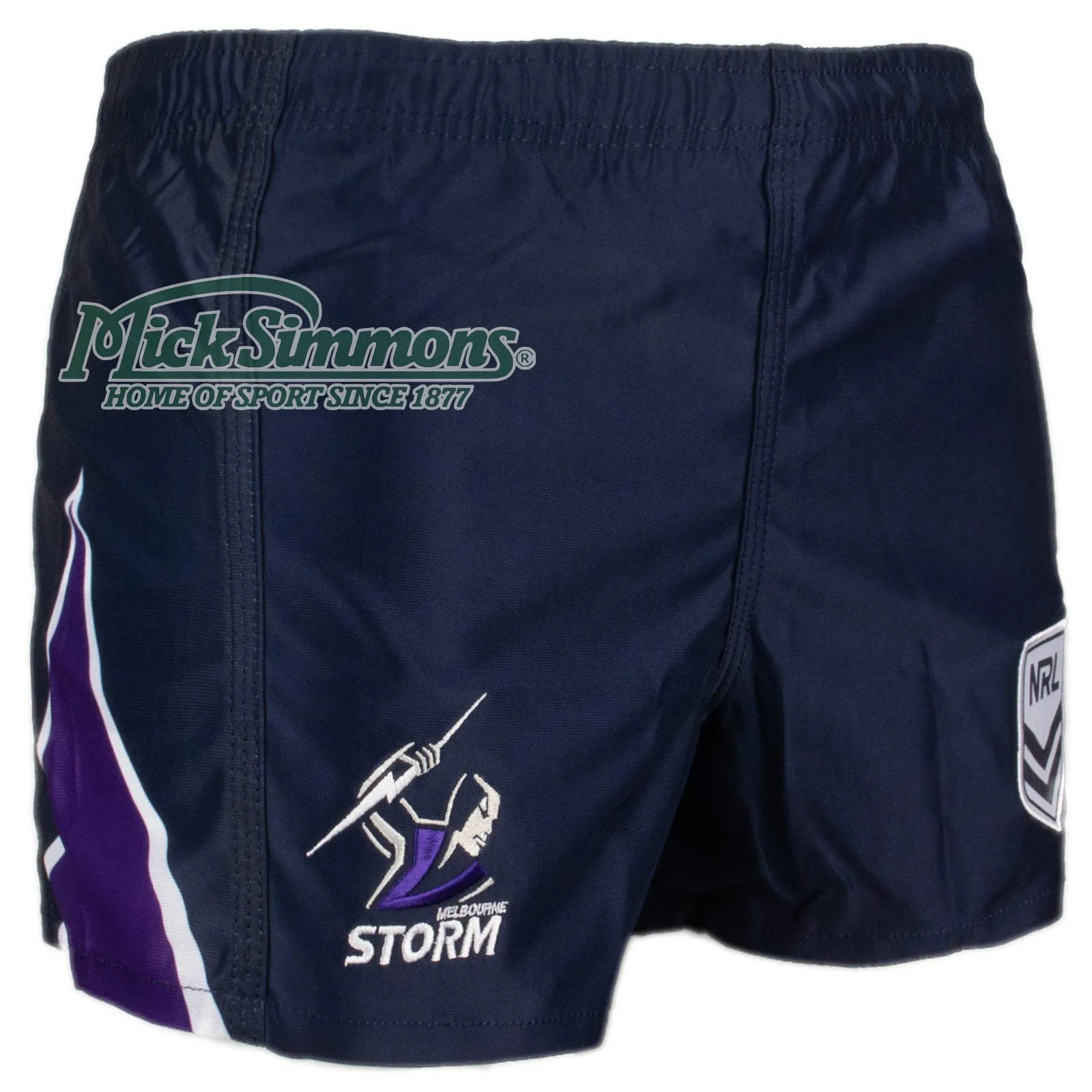 Melbourne Storm NRL Supporter Rugby League Footy Mens Shorts