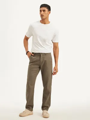 Men's Authentic Straight Fit Linen Chino Pants