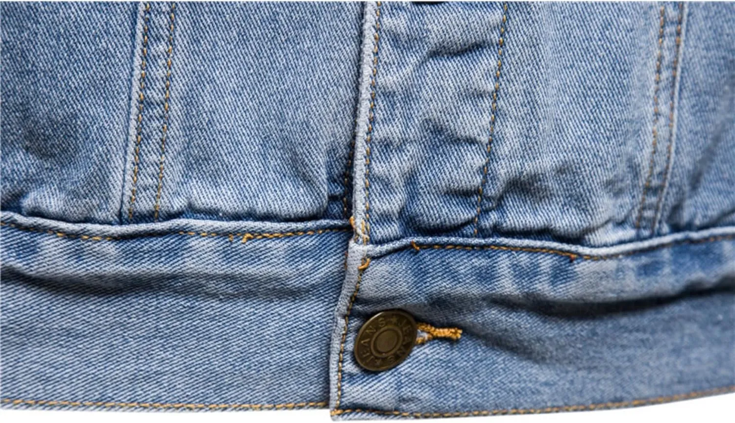 Men's Distressed Ripped Denim Jacket Slim Fit Fashion Workwear Casual Classic Button Down Trucker Jean Coat