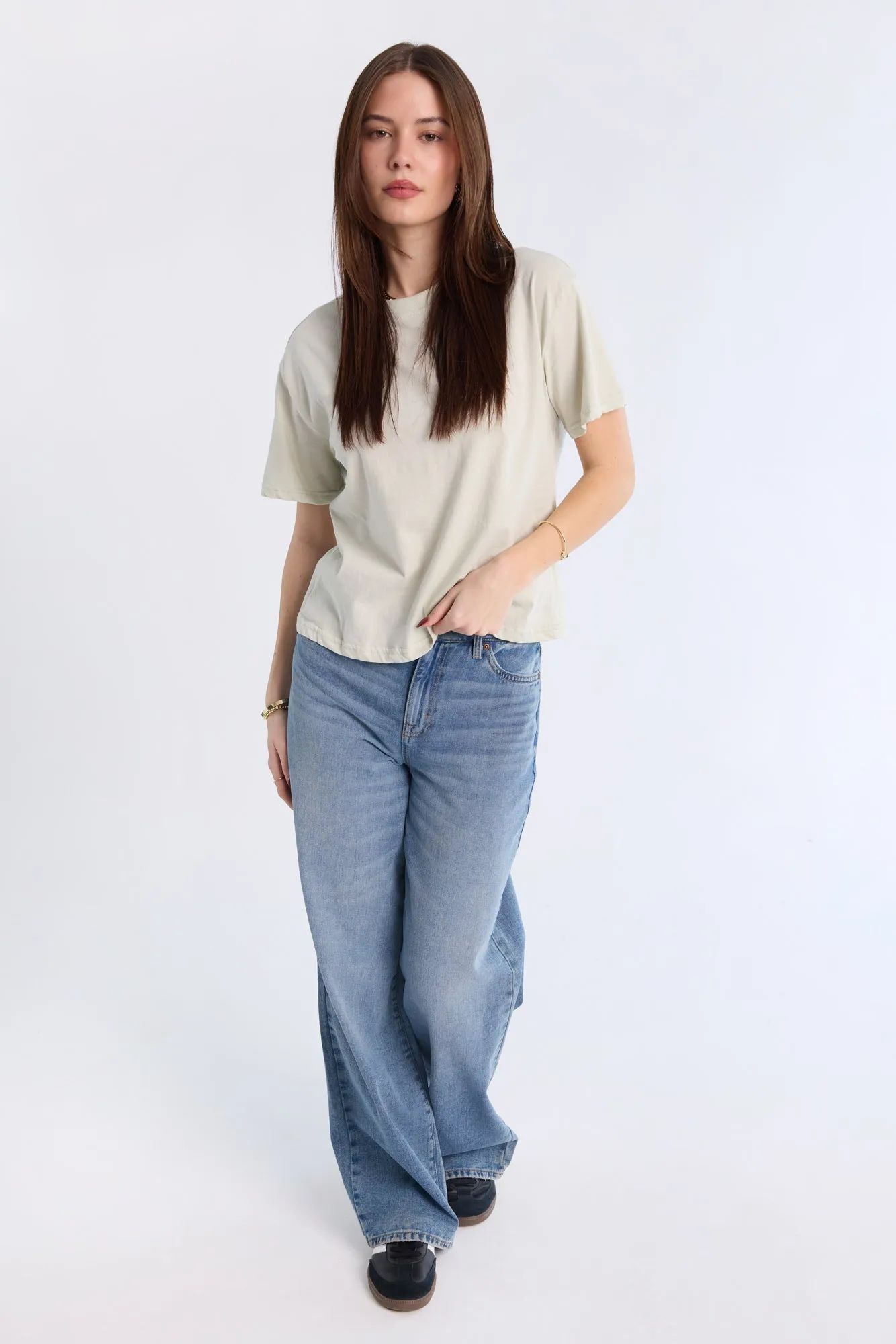 North Western Crew Neck Relaxed Tee