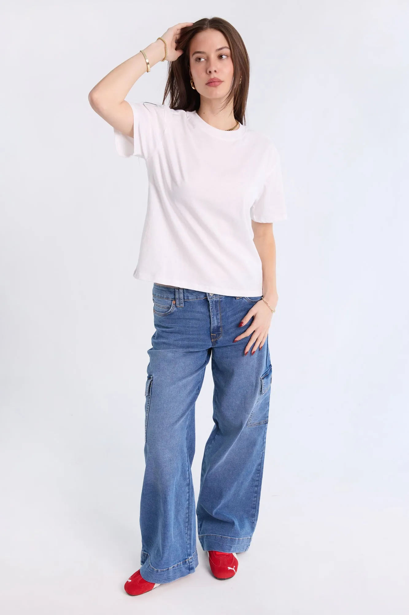 North Western Crew Neck Relaxed Tee