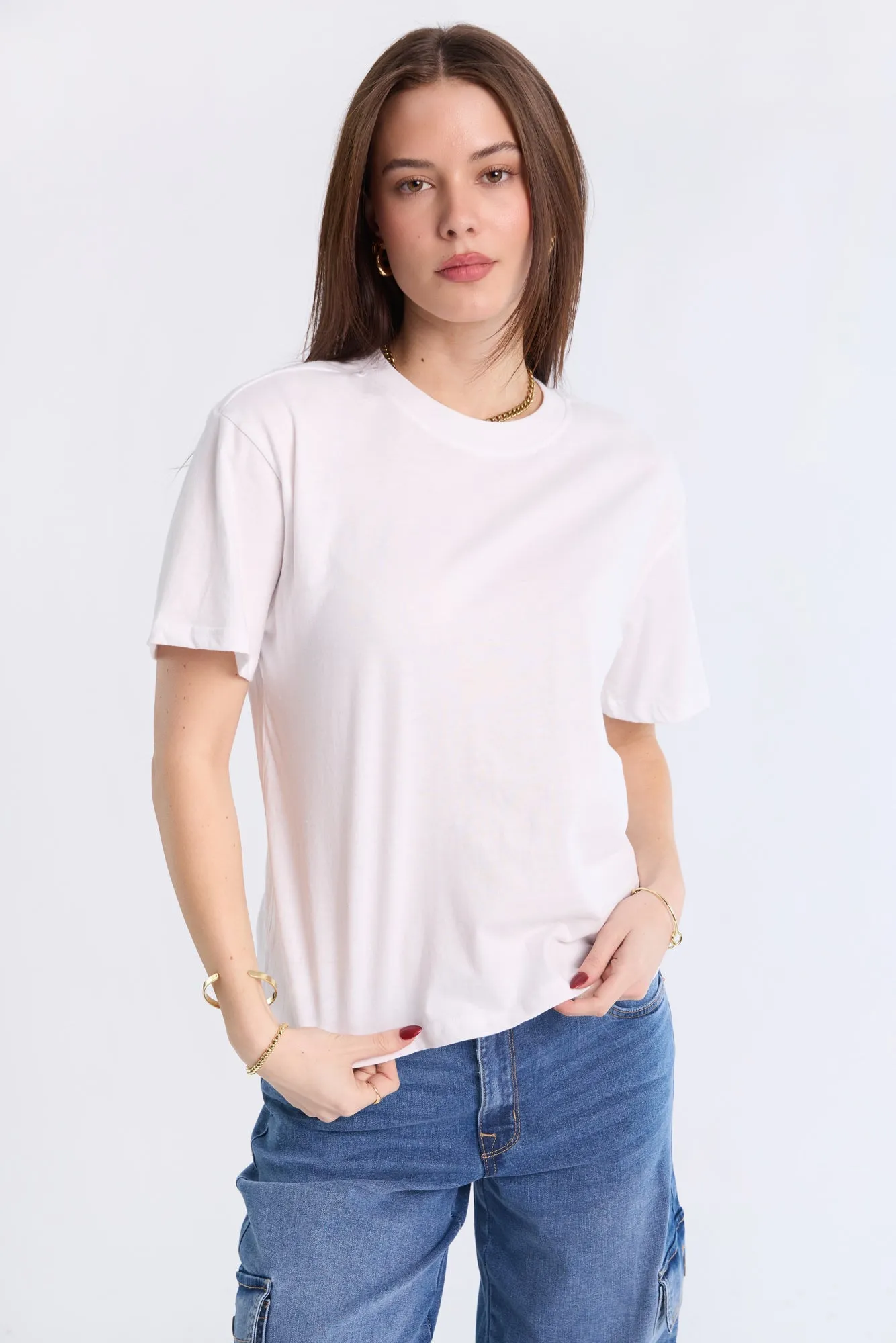 North Western Crew Neck Relaxed Tee