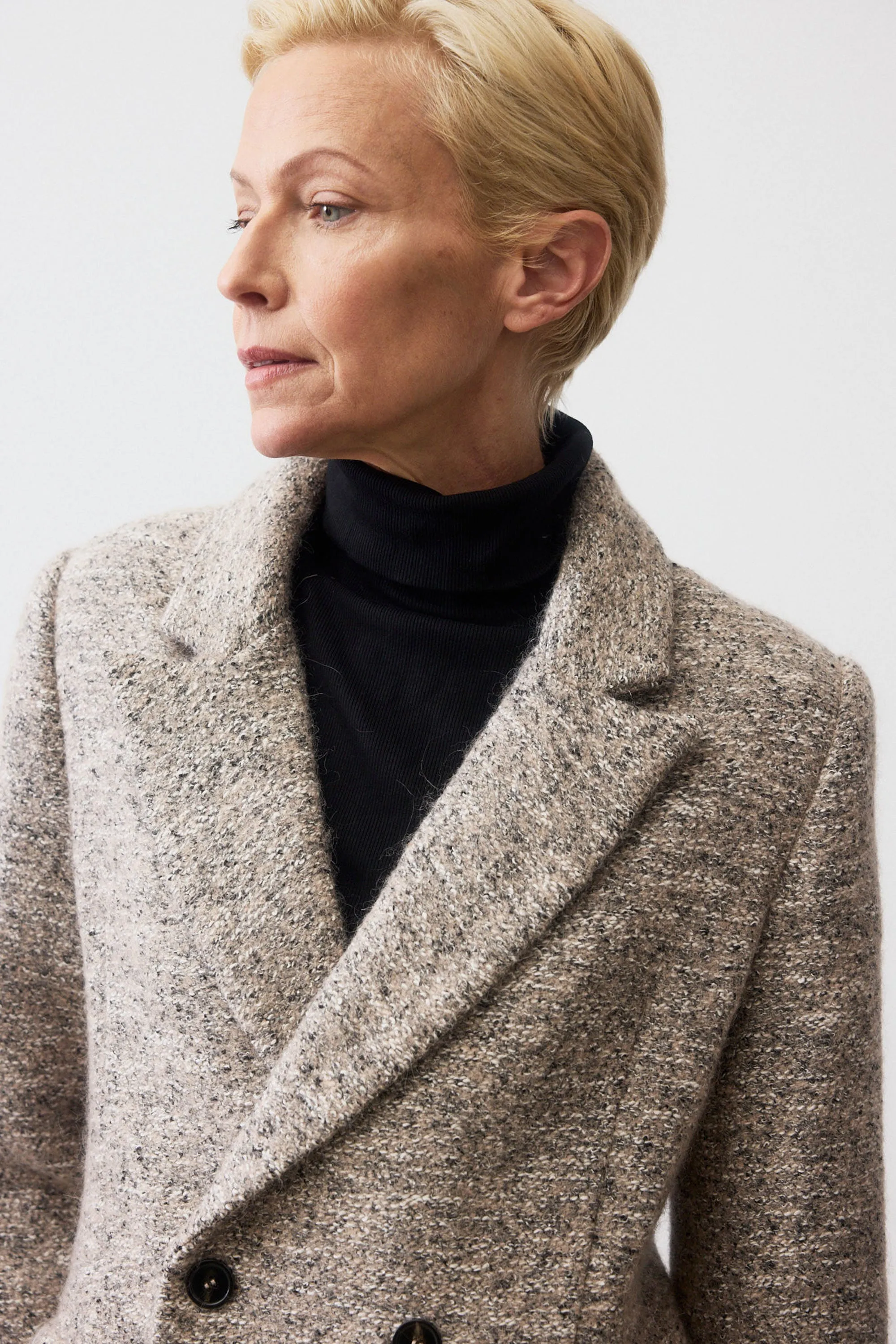 On the Clock Tweed Blazer
