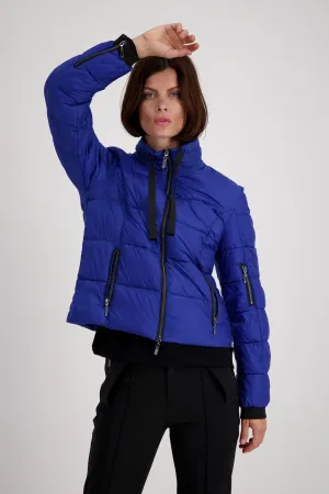 Quilted Puffer Jacket | Royal Blue