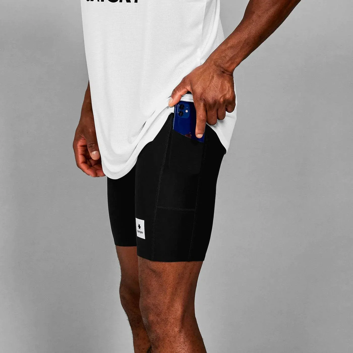 Saysky | Flow  Race Short Tights 7'' | Black | Heren