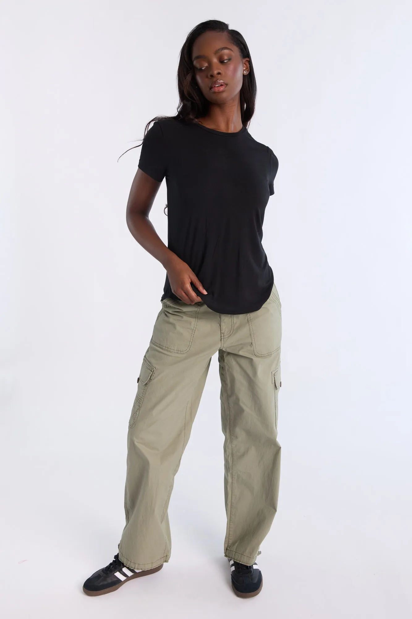 Short Sleeve Crew Neck Relaxed Tee