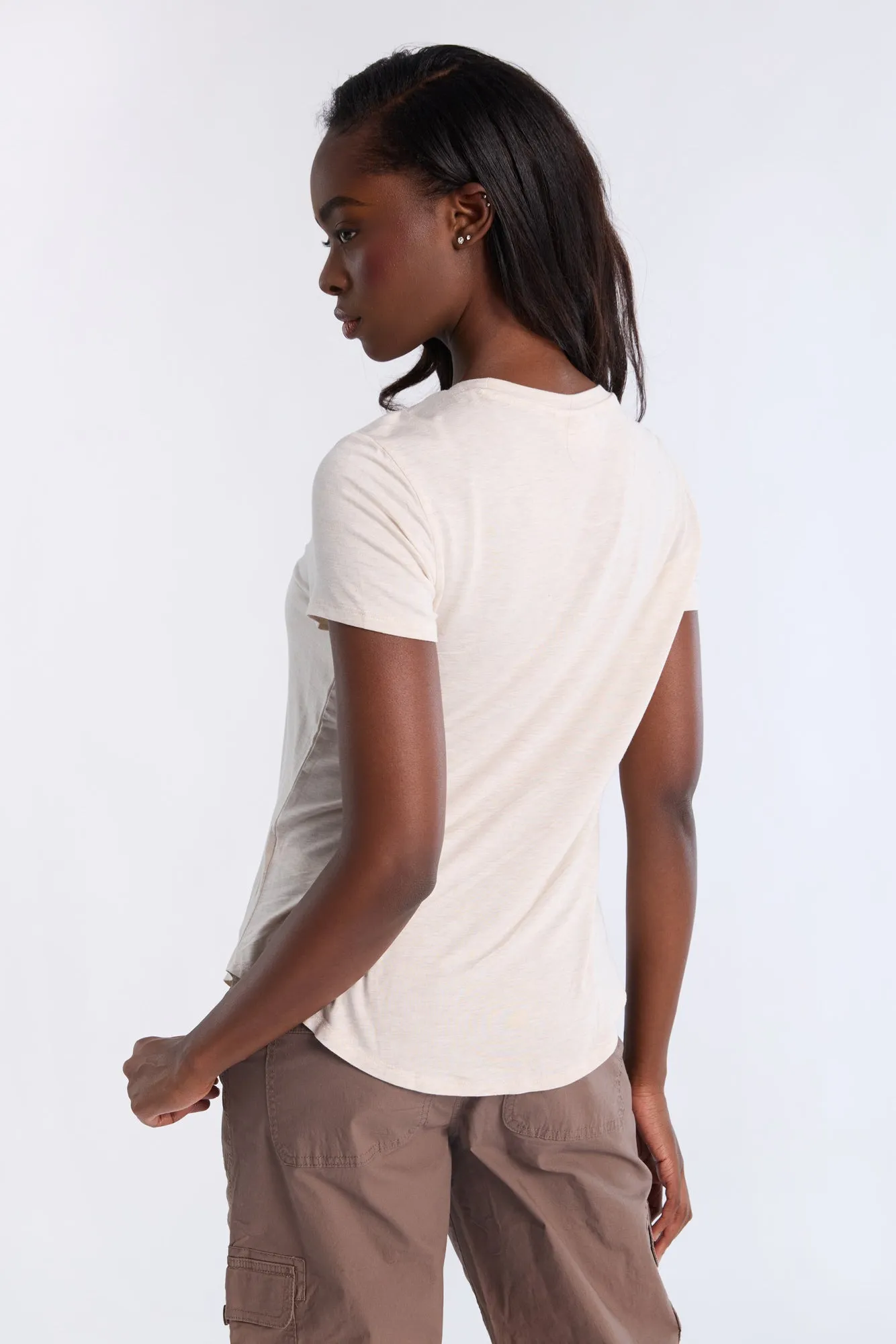 Short Sleeve Crew Neck Relaxed Tee