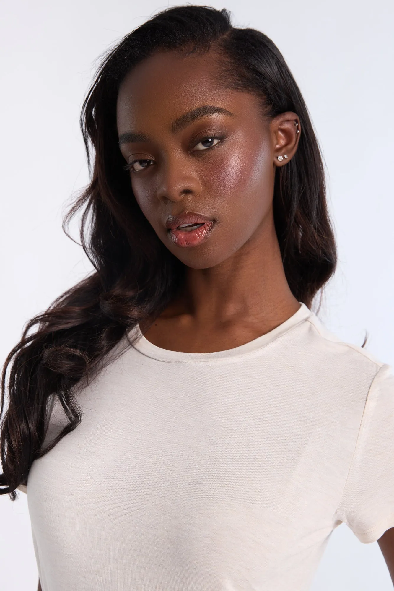 Short Sleeve Crew Neck Relaxed Tee
