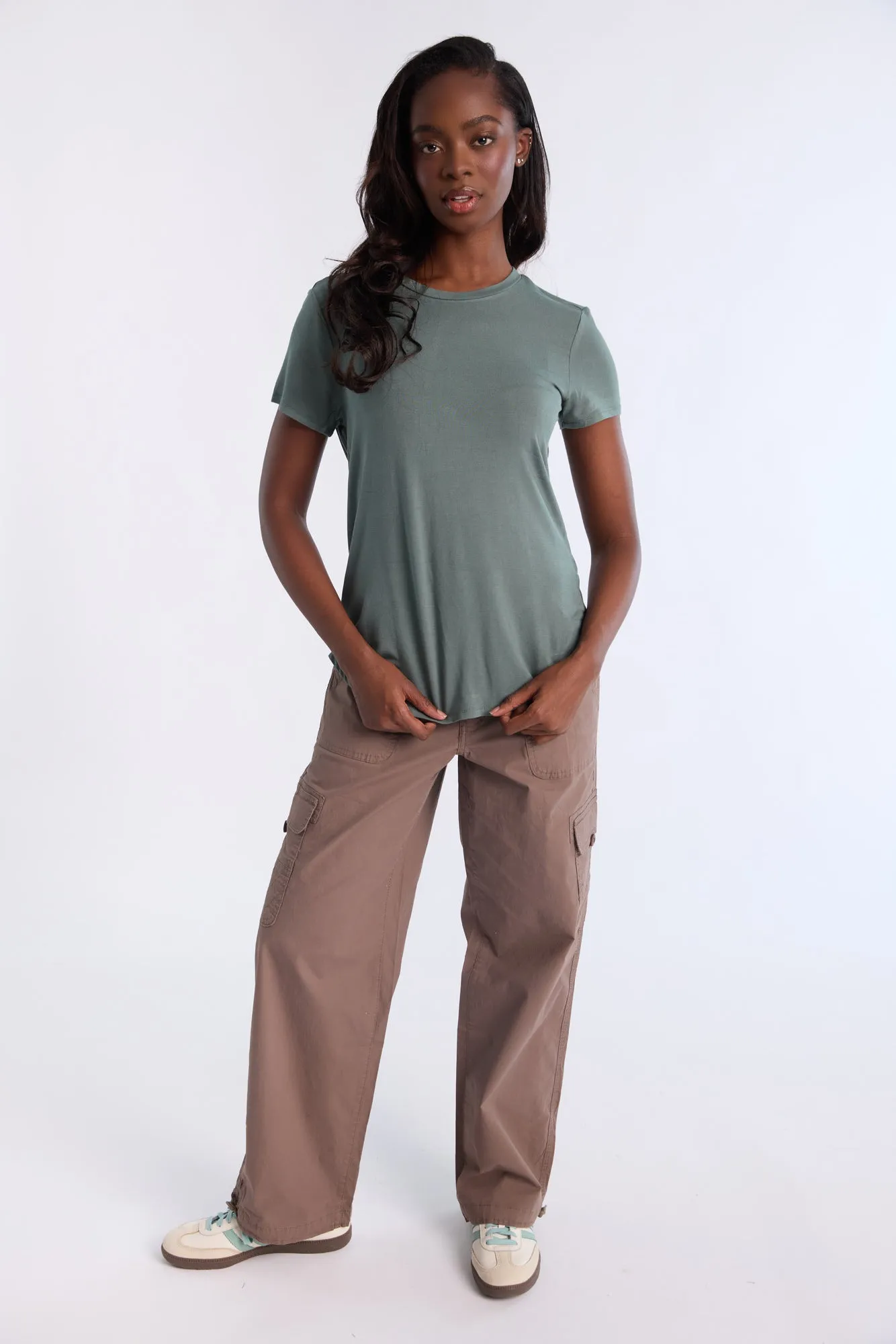 Short Sleeve Crew Neck Relaxed Tee