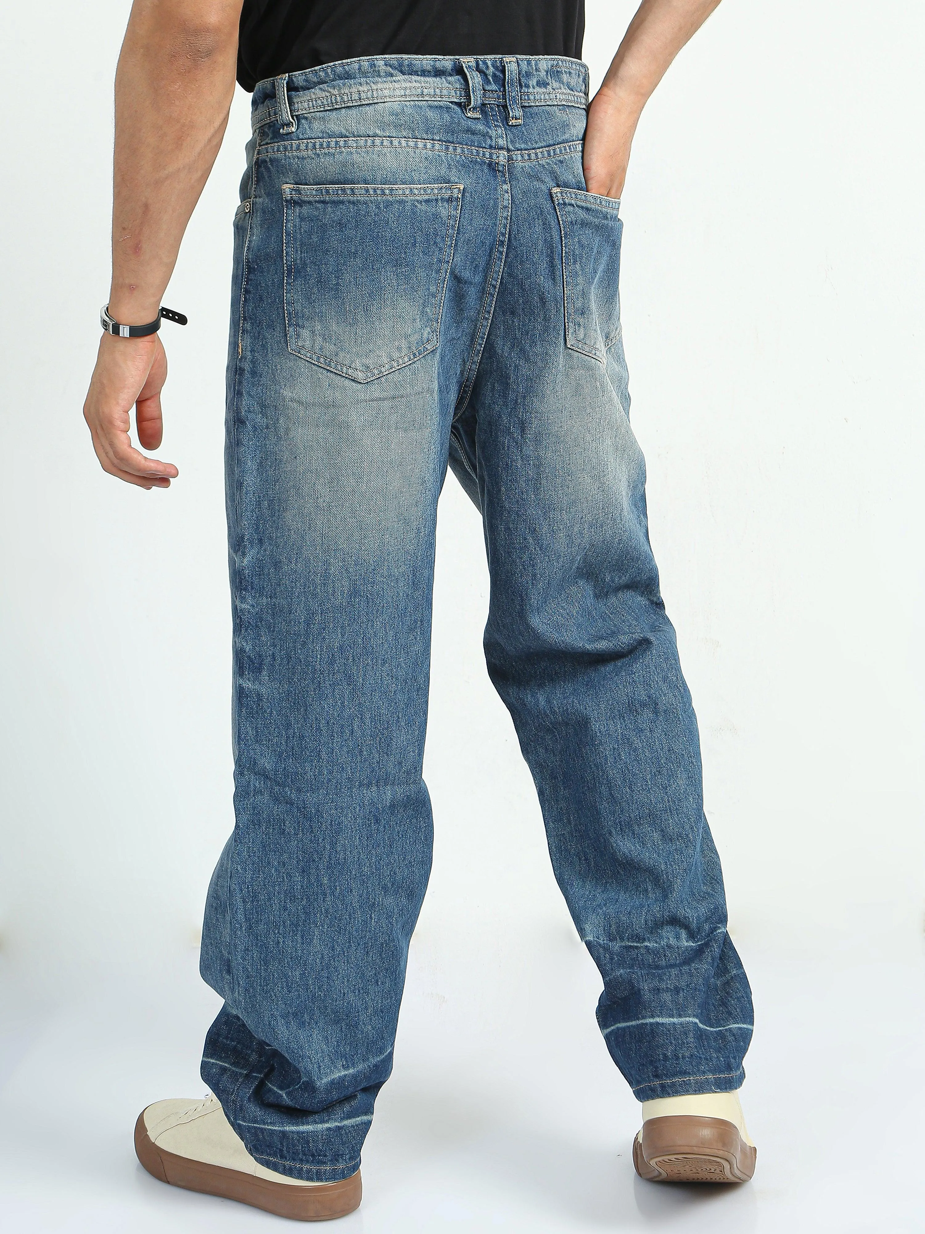 Sky Relaxed Fit Jean Blue