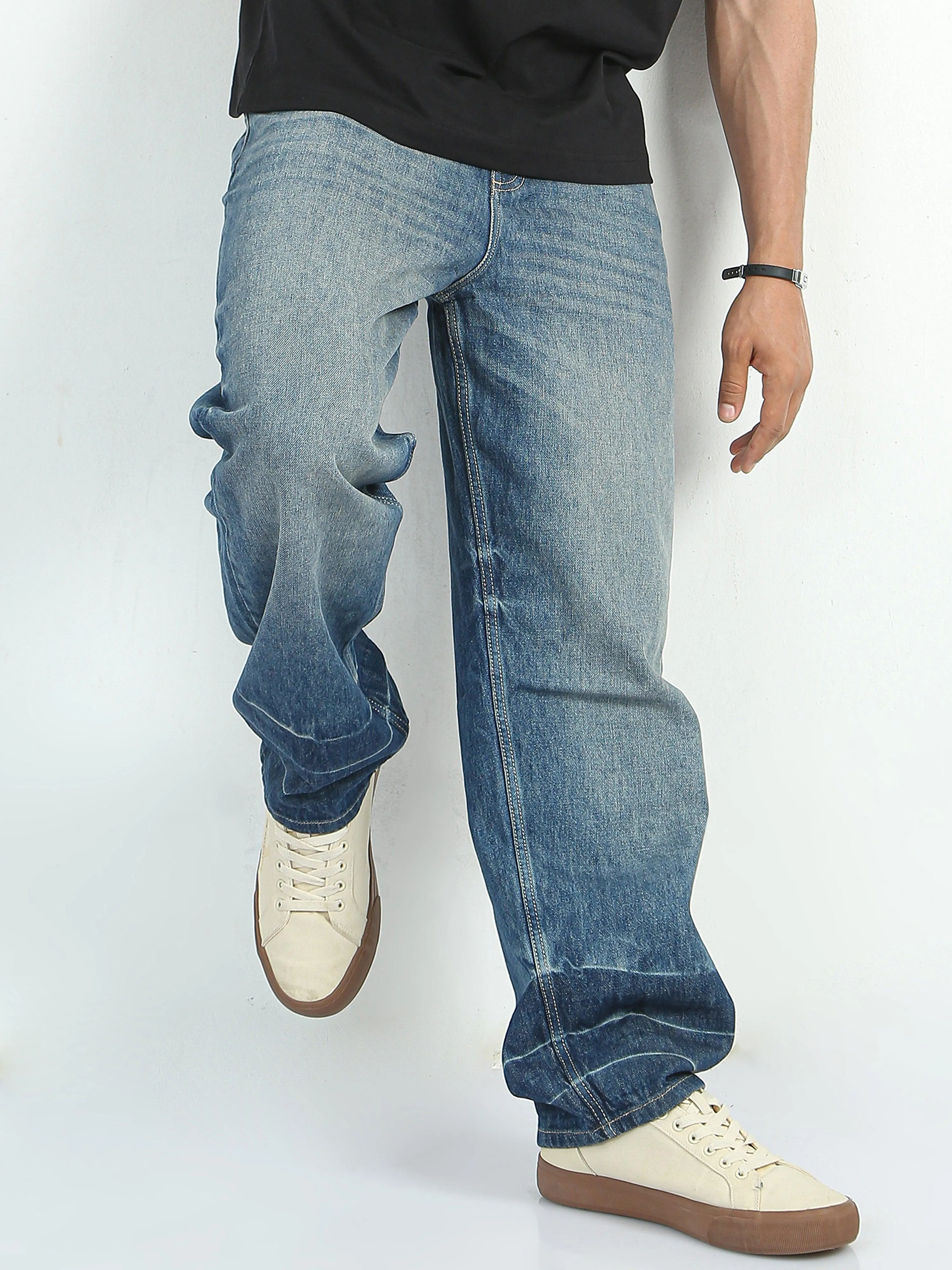 Sky Relaxed Fit Jean Blue