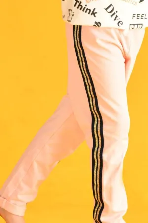 SUMMER PINK SIDE TAPE JOGGER