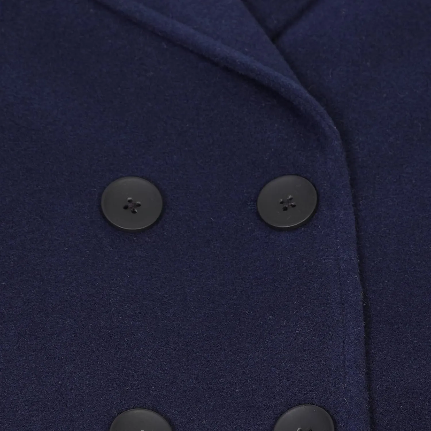 ThCreasa Boys Classic Double Breasted Pea Coat Wool Blend Notch Lapel Fall Winter Dress Coats