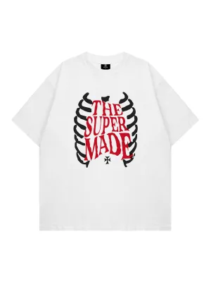 Thesupermade Skull Print T-shirt