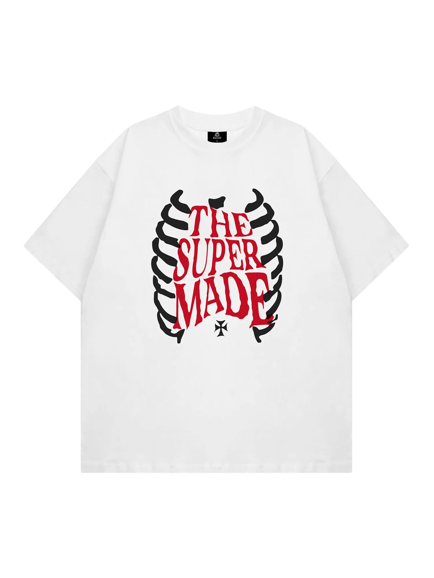Thesupermade Skull Print T-shirt