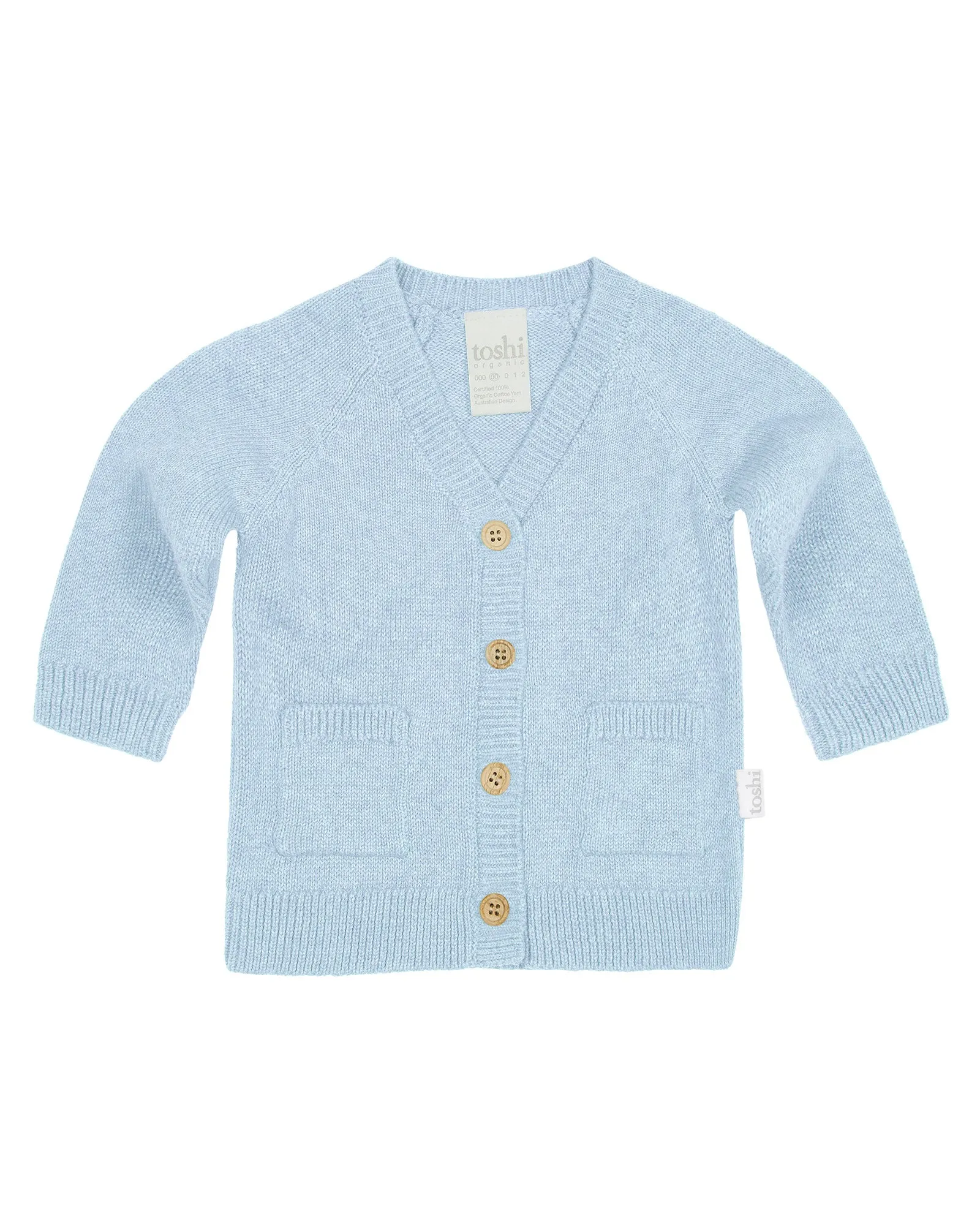 Toshi Organic Cardigan Remy Bluebird