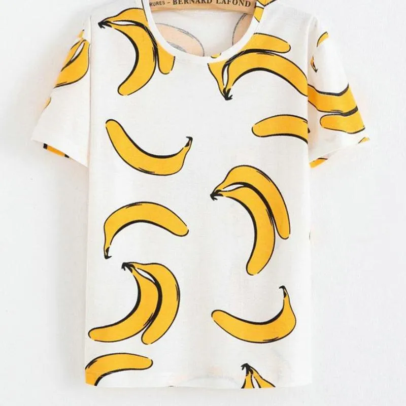 Vintage Summer Geometric Pattern Printed Tees
