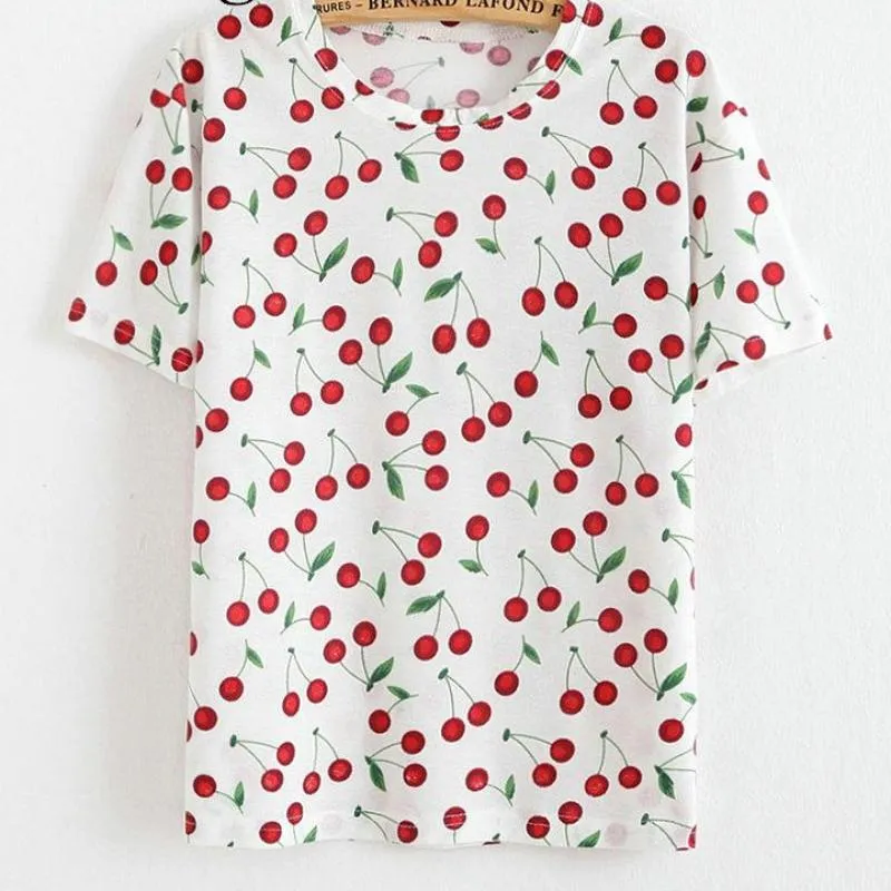 Vintage Summer Geometric Pattern Printed Tees