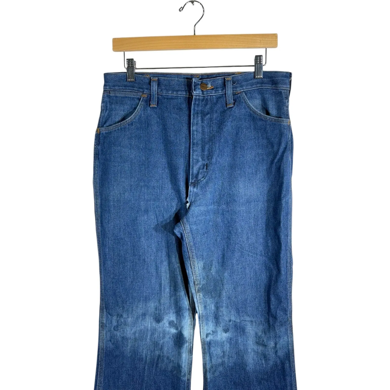 Vintage Wrangler Relaxed Fit Bootcut Denim Jeans 32x32