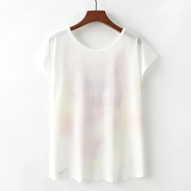 Watercolor Owl Printed Tees