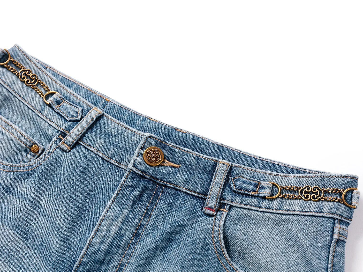 YAYING Tailored Slim Fit Jeans